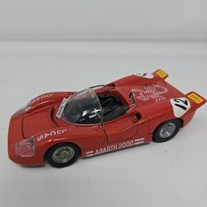 Vintage Politoys-M #584 Abarth 2000 Race Car Made in Italy 1/25 Scale